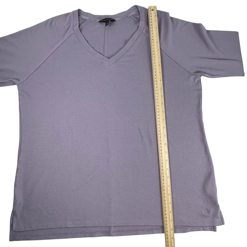 Banana Republic Top Womens XL Purple V-Neck‎ Long Sleeve Raglan Soft Knit - Picture 8 of 8
